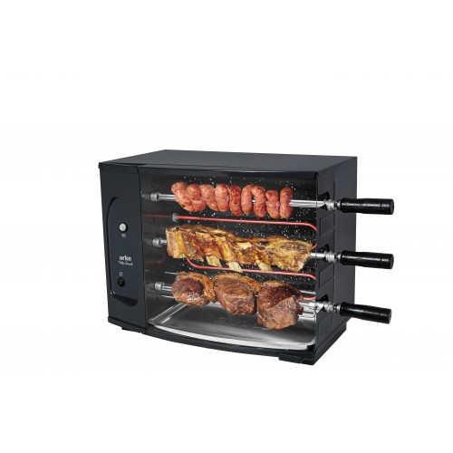 Churrasqueira elétrica rotativa Arke Vitta Smart 03 220V 3 Espetos