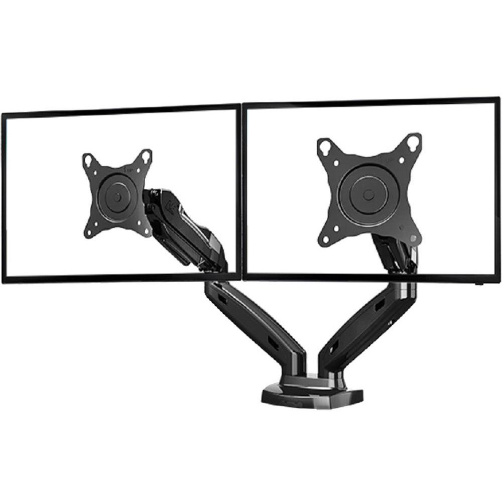 Suporte Articulado de Mesa com Pistão a Gás e Ajuste de Altura para 2 Monitores de 17” a 27” F160N