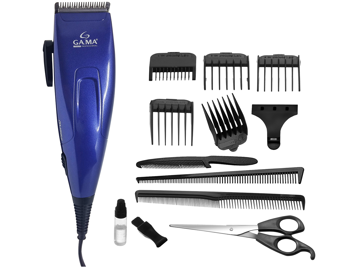 Cortador de Cabelo GM562 12 acessorios Gama Italy 220v