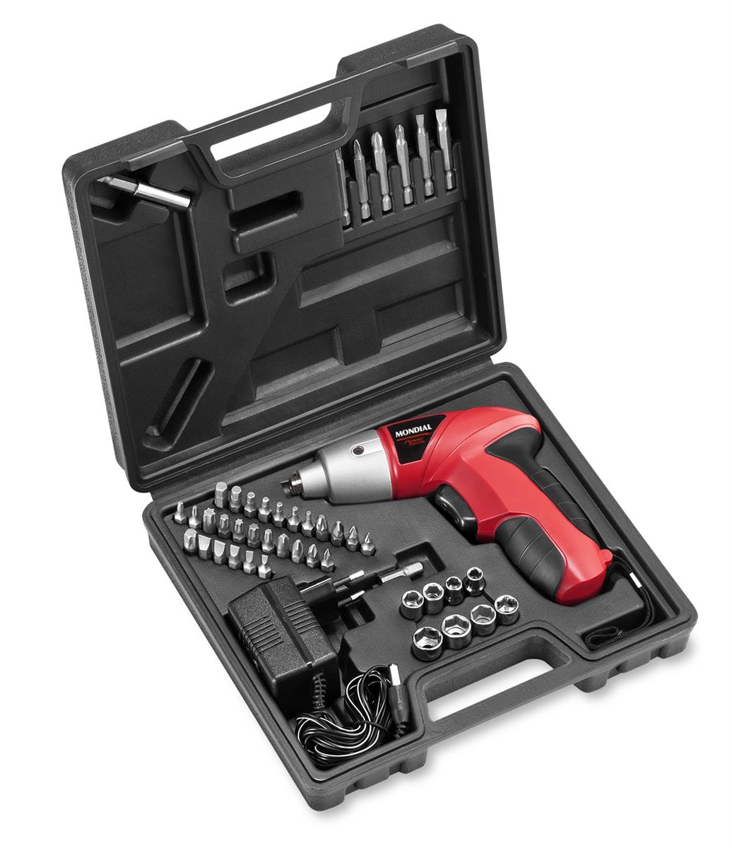 Parafusadeira à bateria 4,8v FPF-05M Mondial Bivolt