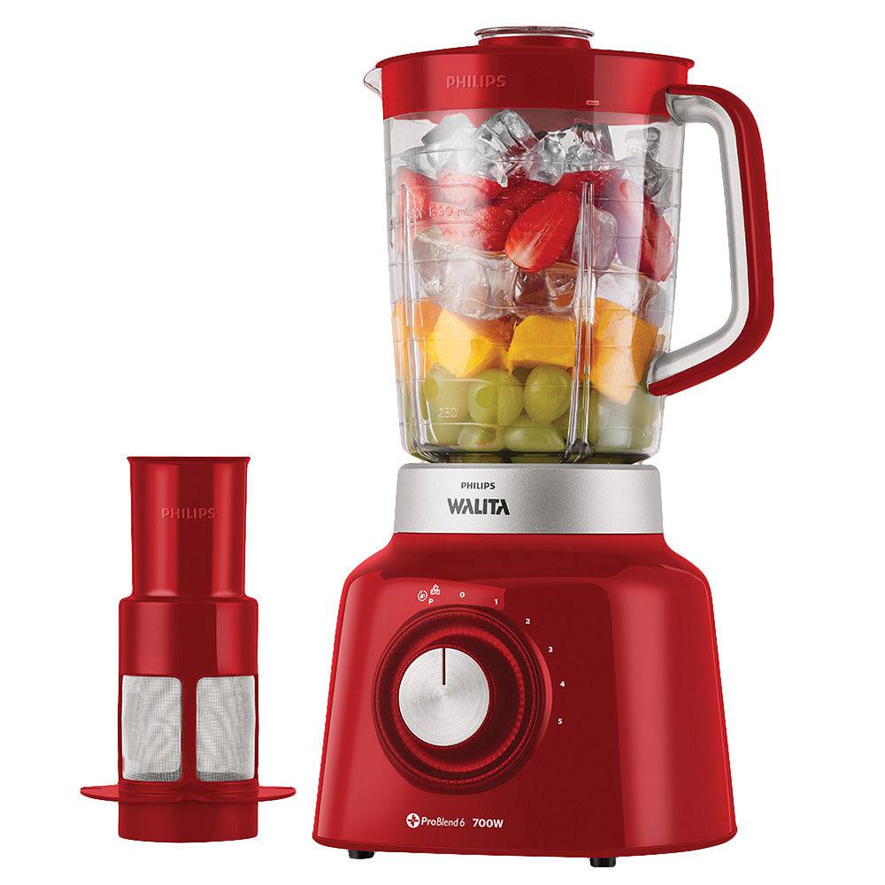 Liquidificador Pro San 700W RI2134/41 Vermelho 127V Philips Walita