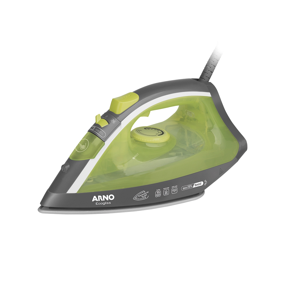 Ferro a vapor Arno Ecogliss FEC1 verde 127v