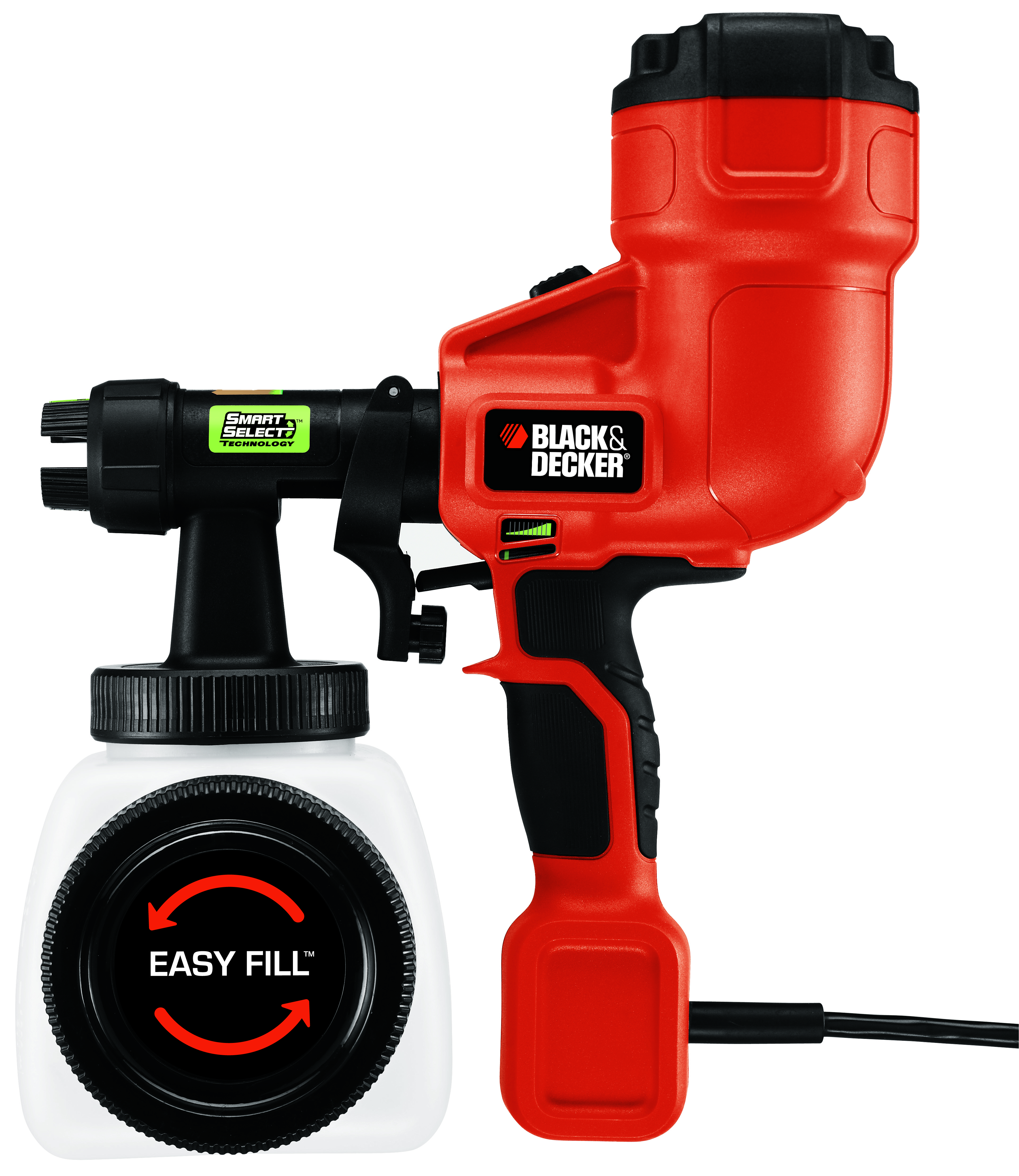 Pistola de Pintura e Pulverizador HVLP BDPH200B Black Decker 127v