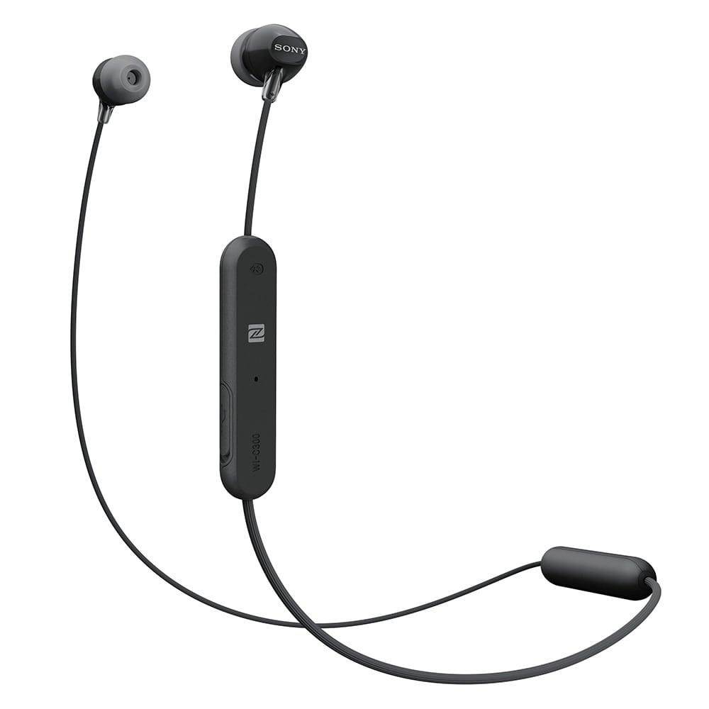 Fone De Ouvido Sony Wi-C300 Intra Auricular Bluetooth NFC Preto