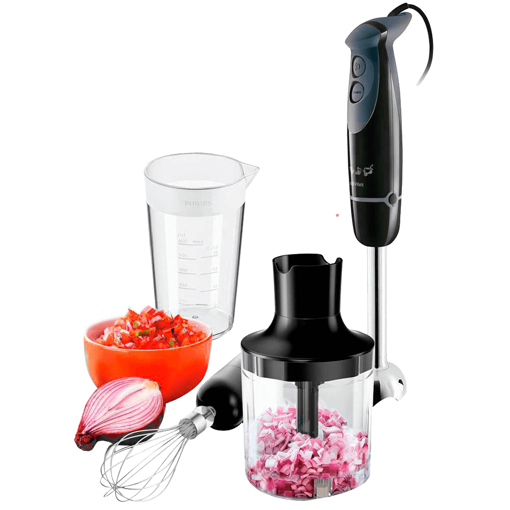 Mixer Viva Black Base Metal Philips Ri1366/05 127v