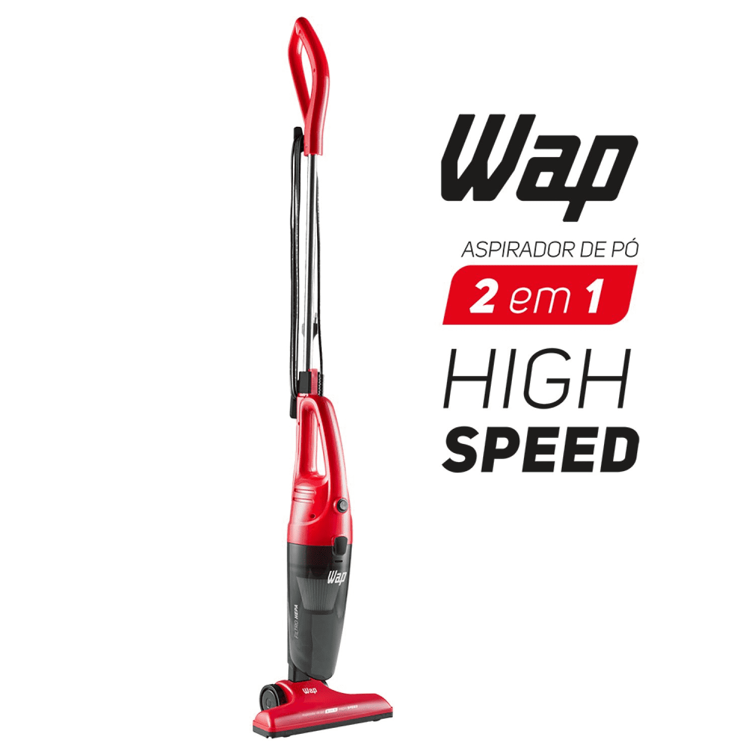 Aspirador De Pó Vertical Wap 2 Em 1 1000w High Speed 