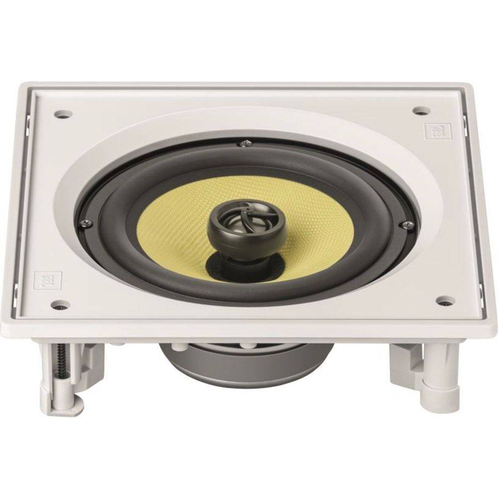 Caixa De Embutir Quadrada Coaxial CI6S Jbl 120w Branca